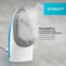 Утюг SCARLETT SC-SI30P17, 2200 Вт, антипригарное покрытие, антинакипь, самоочистка, белый/синий, 457202