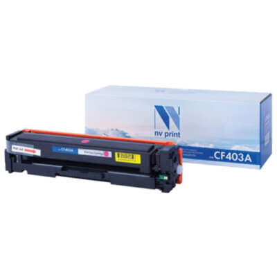 Картридж лазерный NV PRINT (NV-CF403A) для HP M252dw/M252n/M274n/M277dw/M277n7, пурпурный, ресурс 1400 страниц, 363414