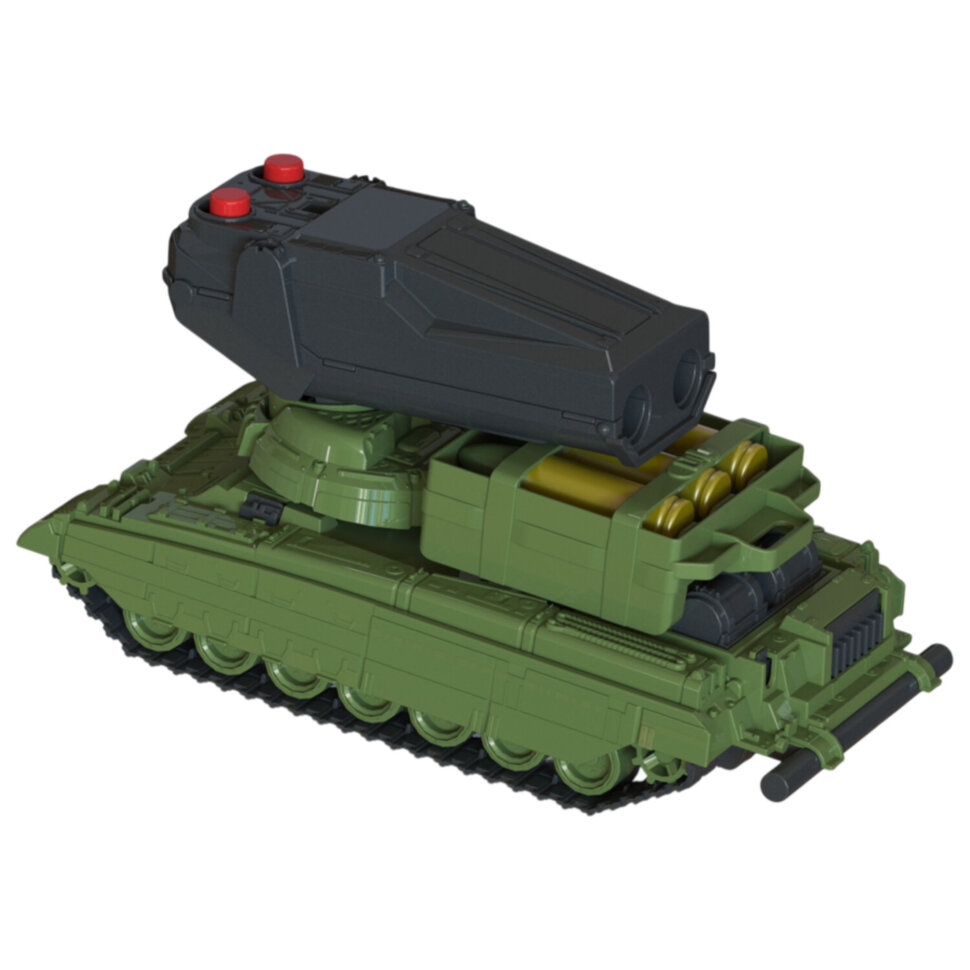 Военная машина игрушечная БМП "НП-01" с ракетной установкой, пластик, 21,5x11x12см, НОРДПЛАСТ, 1505, 666504