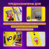 Краски витражные ЮНЛАНДИЯ, 6 ярких цветов, 6 туб по 10,5 мл, шаблоны, 191758, 191758