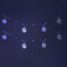 Электрогирлянда-нить комнатная "Лампочки", 3 м, 100 LED, мультицветная, 220 V, контроллер, ЗОЛОТАЯ СКАЗКА, 592473, 592473
