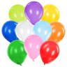 Шары воздушные 30 см, 30 штук, "ЯРКИЕ ЦВЕТА", ассорти, BRAUBERG KIDS, 591885, 591885