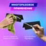 Табличка меловая настольная 210х80 мм (домик), двусторонняя, ПВХ, ЧЕРНАЯ, BRAUBERG, 291294, 291294