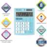 Калькулятор настольный BRAUBERG ULTRA PASTEL-08-LB, КОМПАКТНЫЙ (154x115 мм), 8 разрядов, двойное питание, ГОЛУБОЙ, 250513, 250513