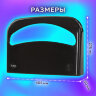 Диспенсер для покрытий на унитаз LAIMA PROFESSIONAL ORIGINAL (V1), 1/2 сложения, черный, 605786, 605786