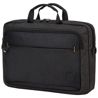 Сумка портфель BRAUBERG PRAGMATIC с отделением для ноутбука 15-16", "Vector", серо-черная, 30х42х8 см, 270827, 270827