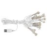 Гирлянда-пучки "Bundles", 150 LED, 2,4 м, 10 пучков, тёплый белый, USB, ЗОЛОТАЯ СКАЗКА, 592557, 592557