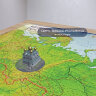 Карта России физическая 101х70 см, 1:8,5М, с ламинацией, интерактивная, европодвес, BRAUBERG, 112392, 112392