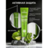 Зубная паста 100 г, SYNERGETIC "Активная защита", лайм и мята, без фтора, 201002, 701876