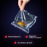 Пакеты с замком ZIP LOCK "зиплок", комплект 100 шт., 100х100 мм, ПВД, толщина 35 микрон, BRAUBERG, 606210, 606210