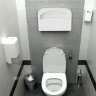Диспенсер для покрытий на унитаз LAIMA PROFESSIONAL ORIGINAL (V1), 1/2 сложения, белый, ABS-пластик, 605785, 605785