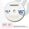Диск CD-R SONNEN, 700 Mb, 52x, бумажный конверт (1 штука), 512573, 512573