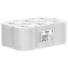 Полотенца бумажные с центральной вытяжкой 200 м, VEIRO (Система M2) COMFORT, 1-слойные, белые, КОМПЛЕКТ 6 рулонов, KP210, КР210, 127099