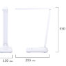Настольная лампа / светильник беспроводная SONNEN PT-102, USB, LED, 3 Вт, 3 режима, белый, 238777, 238777