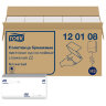 Полотенца бумажные 250 шт., Tellus/TORK (H3) UNIVERSAL, КОМПЛЕКТ 20 пачек, белые, 23х23 см, V-сложение, 120108, 124556