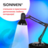 Настольная лампа / светильник SONNEN TL-007, подставка + струбцина, 40 Вт, Е27, черный, высота 60 см, 235540, 235540