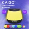 Колонка портативная KAIGO (КАЙГО) GE-3058, 3 Вт, Bluetooth, Micro SD, RGB, 514222, 514222