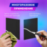 Ценник для мелового маркера А6 (10,5х14,9 см), КОМПЛЕКТ 10 шт., 3 мм, ПВХ, ЧЕРНЫЙ, BRAUBERG, 291288, 291288