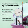 Кисть художественная профессиональная BRAUBERG ART CLASSIC, синтетика мягкая под колонок, плоская, № 4, короткая ручка, 200697, 10 штук, 200697