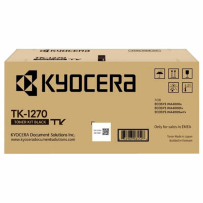 Тонер-картридж KYOCERA (TK-1270) ECOSYS MA4000x/MA4000fx/MA4000wifx, ресурс 10000 стр., оригинальный, 1T0C140NL0, 364530