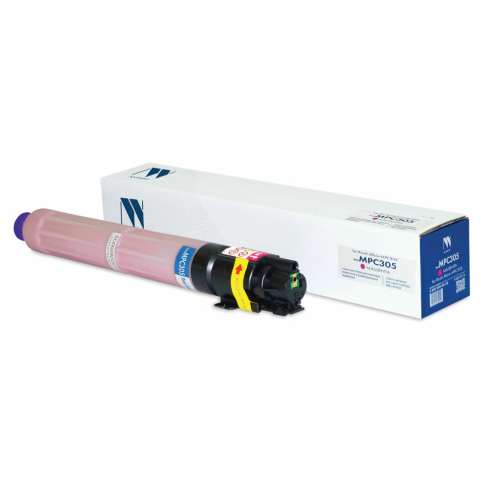 Картридж лазерный NV PRINT (NV-MPC305M) для Ricoh Aficio MPC305, пурпурный, ресурс 4000 страниц, 364333