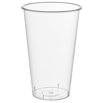 Стакан одноразовый 500 мл, пластиковый, матовый, Bubble Cup, СВЕРХПЛОТНЫЙ, ВЗЛП, 1021П, 400 штук, 609246