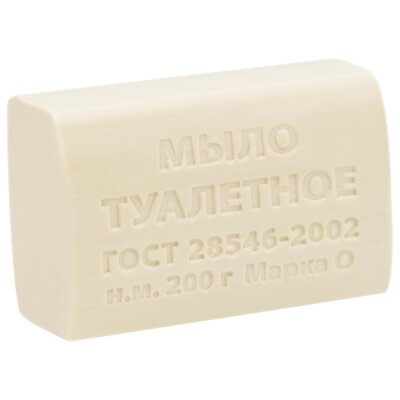 Мыло туалетное 200 г, КМЗ, ЭКОНОМ, без упаковки, ш/к транспортной упаковки 91891, 607648