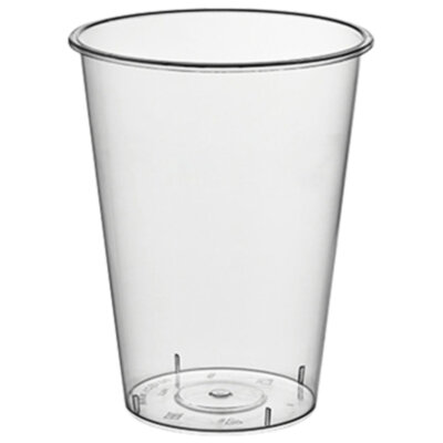Стакан одноразовый 375 мл, пластиковый, матовый, Bubble Cup, СВЕРХПЛОТНЫЙ, ВЗЛП, 1020П, 300 штук, 609245
