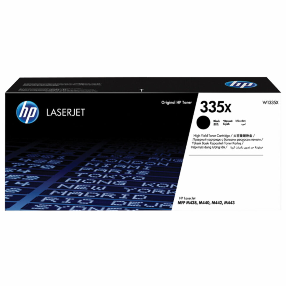 Картридж лазерный HP (W1335X) LaserJet M438n/M442dn/M443nda, №335X, оригинальный, ресурс 13700 страниц, 363651