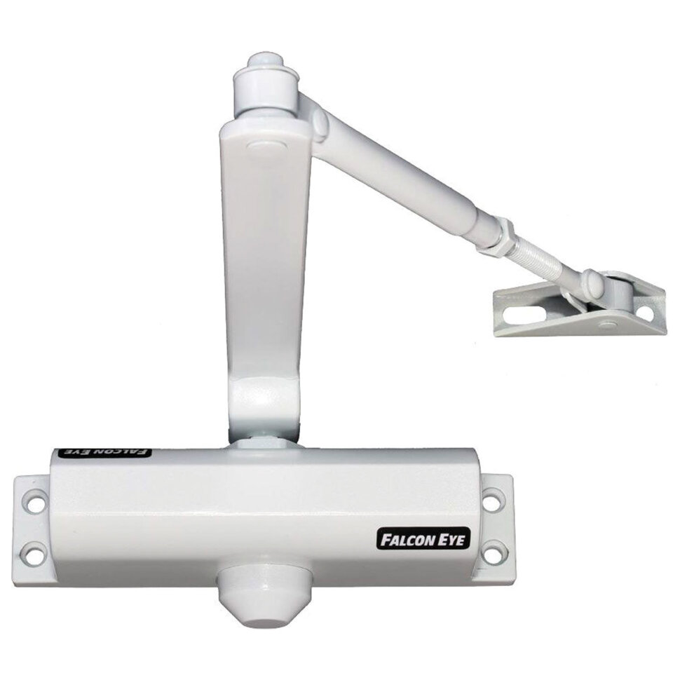 Доводчик FALCON EYE FE-B5W на дверь 85-120 кг, белый, 00-00110304, 354283