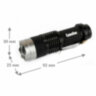 Фонарь CAMELION XP-E, ЯРКИЙ, ZOOM, 3 режима, питание 1хAA, LED5135, 238279