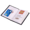 Обложка для паспорта "Passport Map", мягкая экокожа, коричневая, STAFF, 238876, 10 штук, 238876