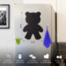 Доска на холодильник магнитно-меловая 30х40 см "Teddy Bear" с набором аксессуаров, BRAUBERG, 237841, 237841