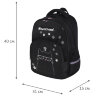 Рюкзак BRAUBERG SOFT, 2 отделения, 3 кармана, "Кот с характером", СВЕТЯЩИЙСЯ, 40х31х15 см, 274401, 274401