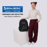 Рюкзак BRAUBERG SOFT, 2 отделения, 3 кармана, "Кот с характером", СВЕТЯЩИЙСЯ, 40х31х15 см, 274401, 274401