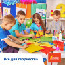 Картон цветной А4 ГОФРИРОВАННЫЙ, 5 листов, 5 цветов, 250 г/м2, ОСТРОВ СОКРОВИЩ, 129295, 129295