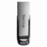 Флеш-диск 32 GB, SANDISK Ultra Flair, USB 3.0, металлический корпус, серебристый/черный, SDCZ73-032G-G46, 512218