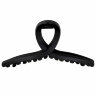 Краб для волос 11 см, soft-touch, чёрный, MONTE VITA (МОНТЕ ВИТА), 457006, 12 штук, 457006