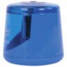 Точилка электрическая BRAUBERG DOUBLE BLADE BLUE, двойное лезвие, питание от 2 батареек AA, 229605, 229605