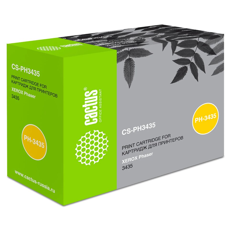 Картридж лазерный CACTUS (CS-PH3435) для XEROX Phaser 3435DN, ресурс 10000 стр., 362565