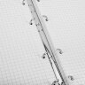 Тетрадь на кольцах БОЛЬШАЯ А4, 240х310 мм, 120 л., под кожу, BRAUBERG VISTA, "Minimal", черный, 405203, 405203
