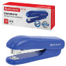 Степлер №10 BRAUBERG "SX-19", до 12 листов, с антистеплером, синий, 228588, 228588