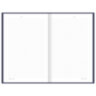 Блокнот А5 134х206 мм, 80 л., твёрдый, клетка, BRAUBERG "Minimal", синий, 116439, 116439