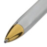 Ручка подарочная шариковая BRAUBERG "De Luxe Silver", корпус серебристый, узел 1 мм, линия письма 0,7 мм, синяя, 141414, 141414