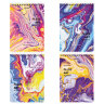 Блокнот А5 (146х206 мм), 80 л., гребень, картон, клетка, BRAUBERG, "Colorful art", 114371, 12 штук, 114371