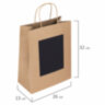 Пакет подарочный КОМПЛЕКТ 7 штук, 26x13x32 см, скретч-слой + стилус, "Brown Kraft", ЗОЛОТАЯ СКАЗКА, 591968, 591968