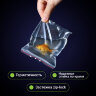Пакеты с замком ZIP-LOCK "зиплок", комплект 100 шт., 60х80 мм, ПВД, толщина 32 мкм, STAFF, 608164, 608164