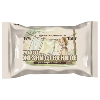 Мыло хозяйственное 72% 150 г КМЗ "Универсальное", 607640