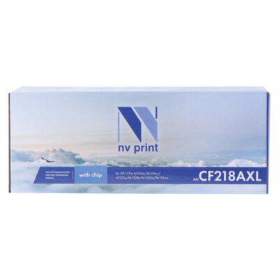 Картридж лазерный NV PRINT (NV-CF218AXL) для HP M104a / M104w / M132fn / M132nw, ресурс 3500 страниц, 363373