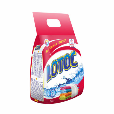 Стиральный порошок для всех типов стирки 3 кг LOTOC Color (НЗБХ), 654, 608665